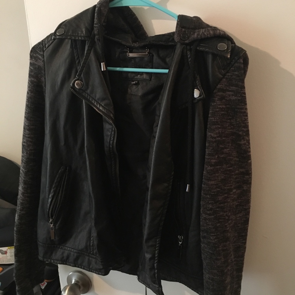 Cute black moto jacket